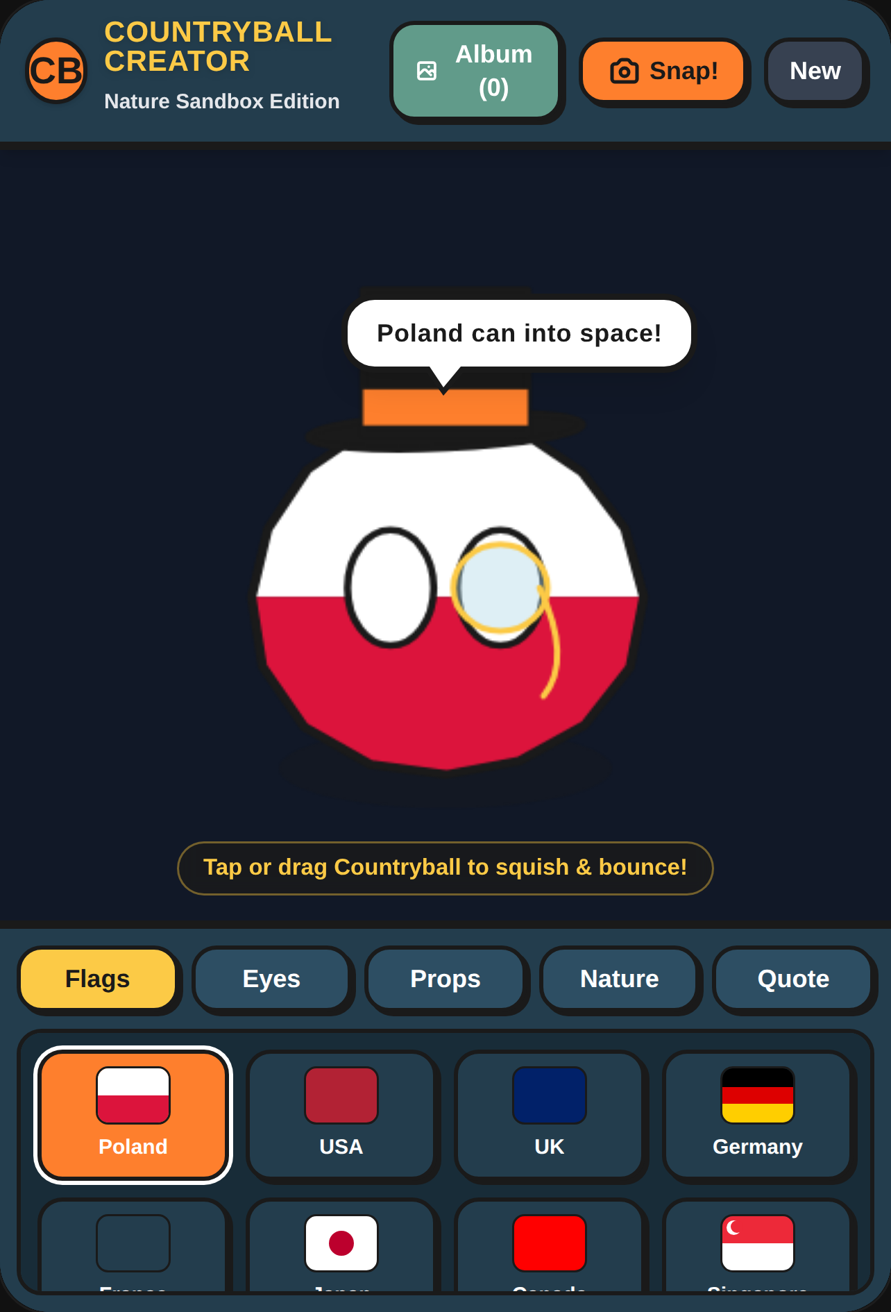 Countryball Creator - Nature Sandbox (UPD) cover