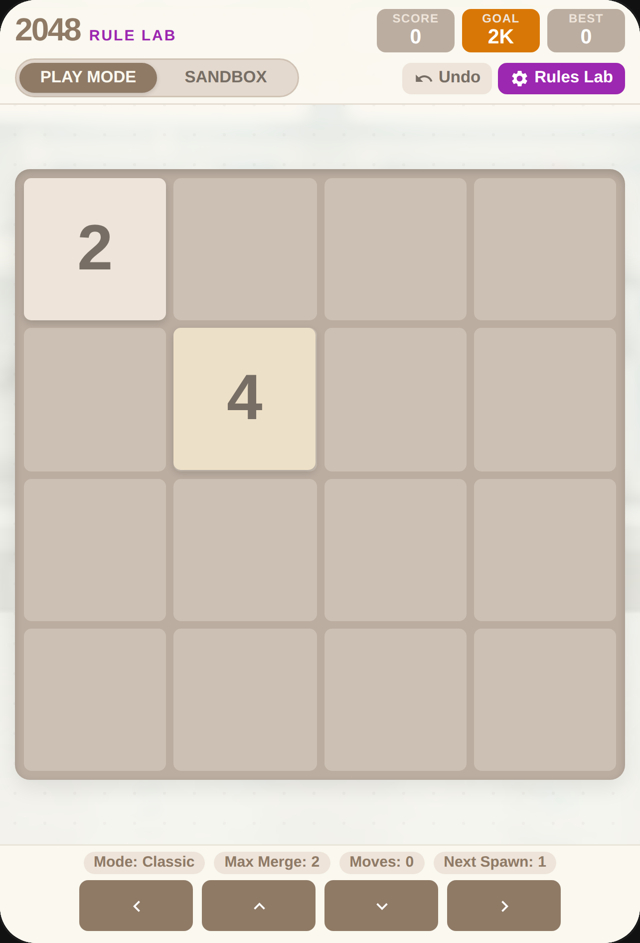 2048 Rule Lab & Sandbox cover