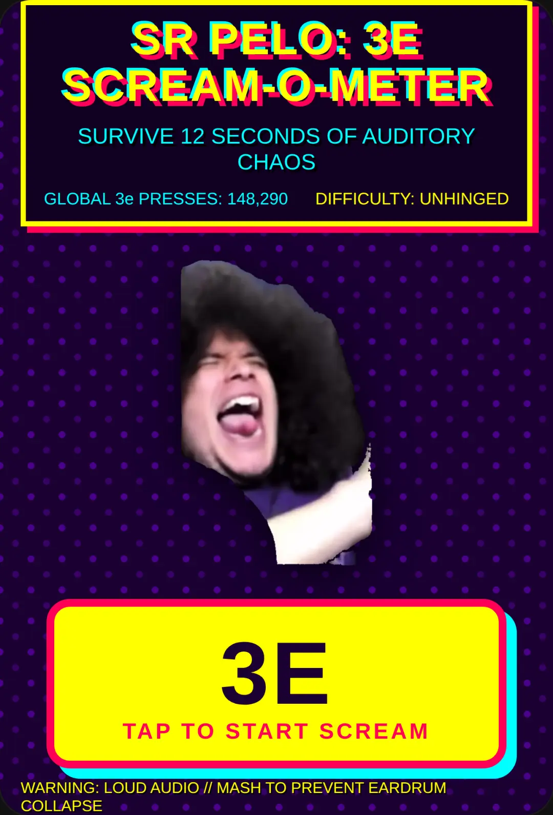 SR PELO: 3E SCREAM-O-METER cover
