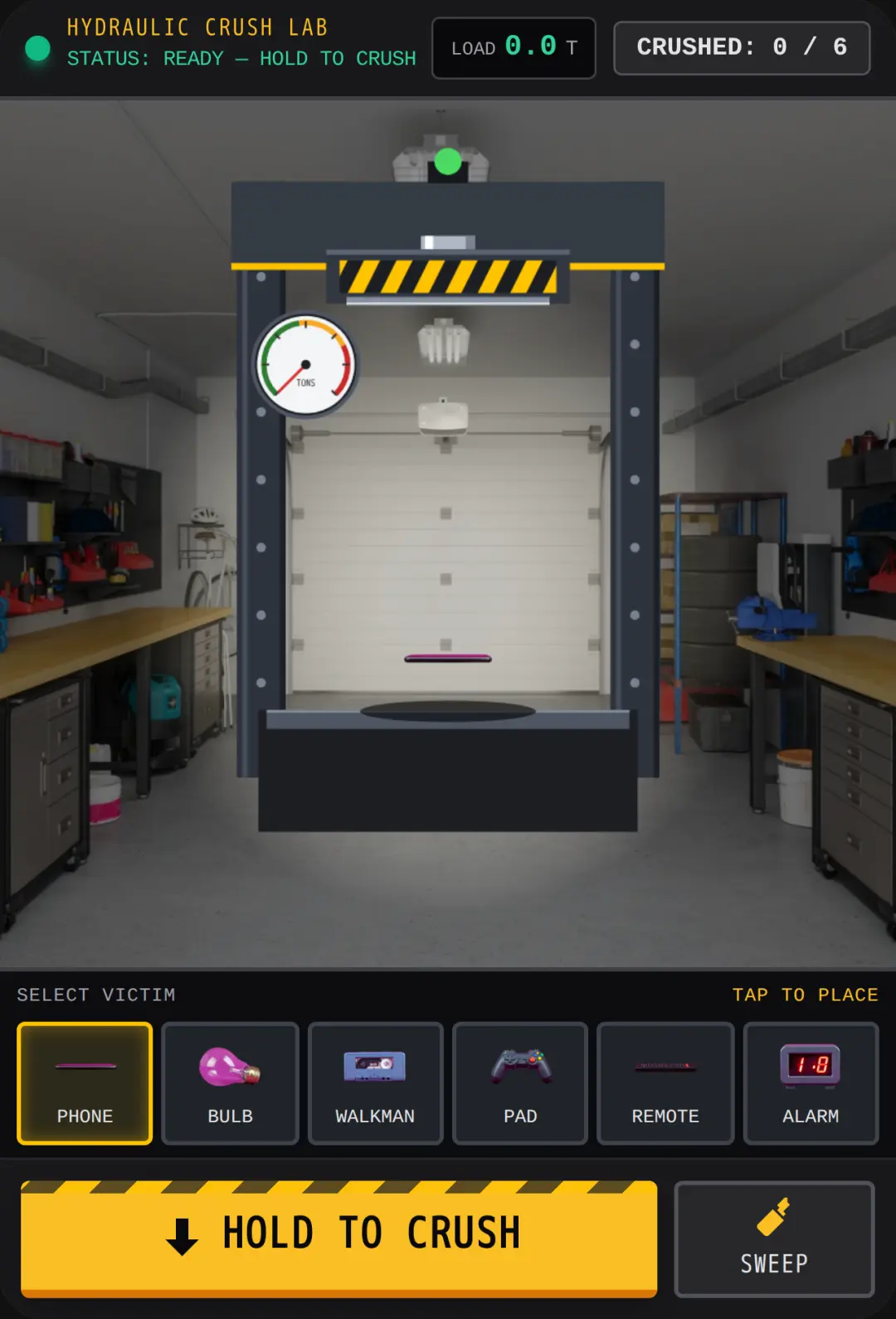 Hydraulic Crush Simulator cover