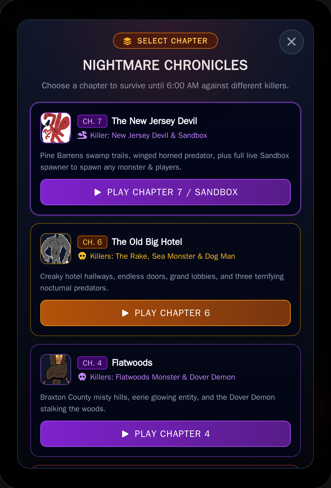 Survive cryptid Until 6 AM: Chapters 1 to 7 & Sandbox cover