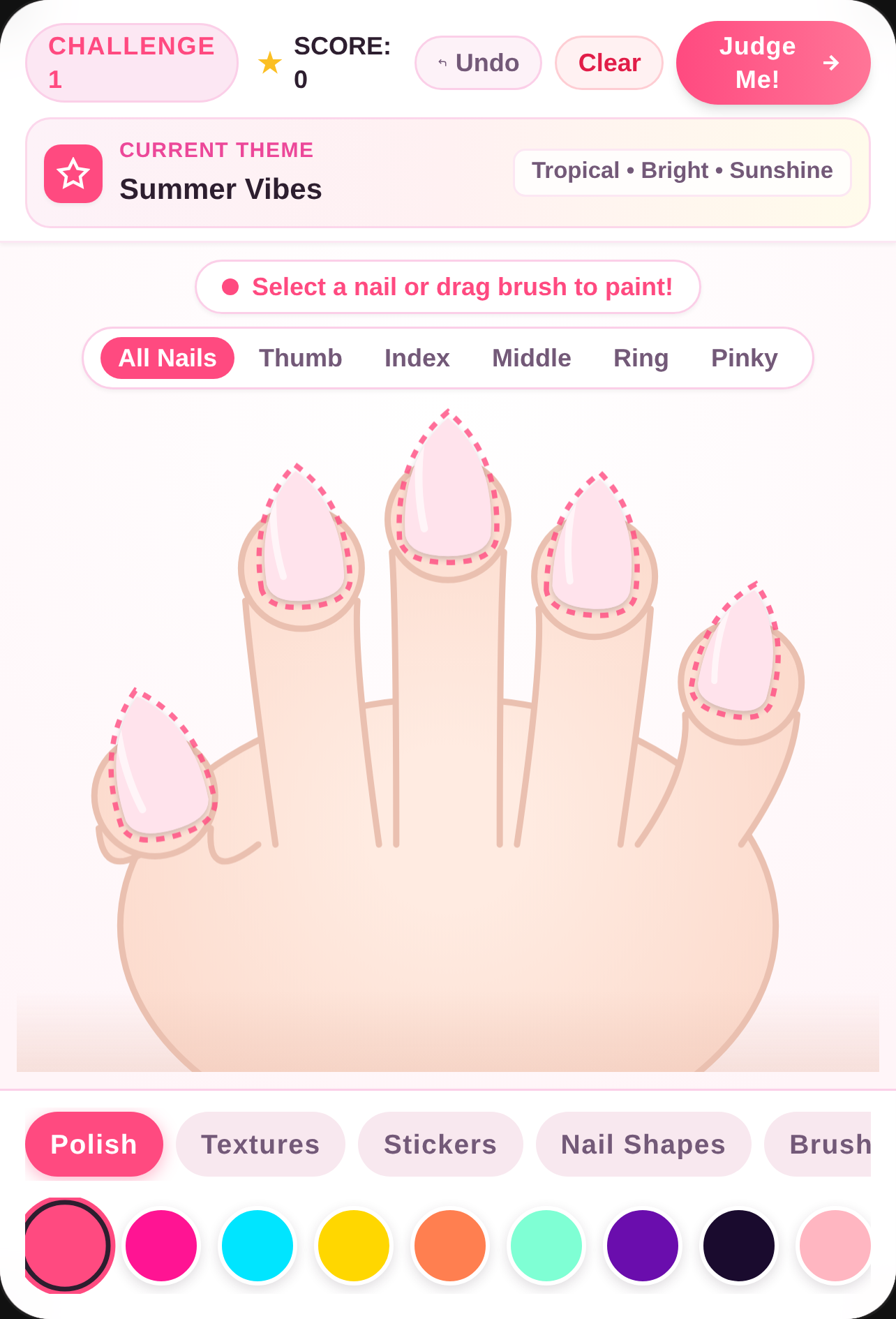 Nail Art Studio Challenge let's go cover