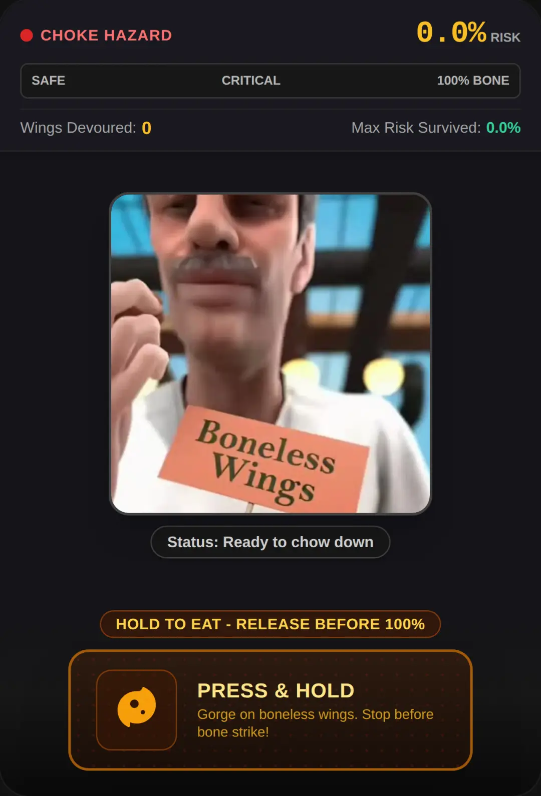The 100% Boneless Choke Risk cover