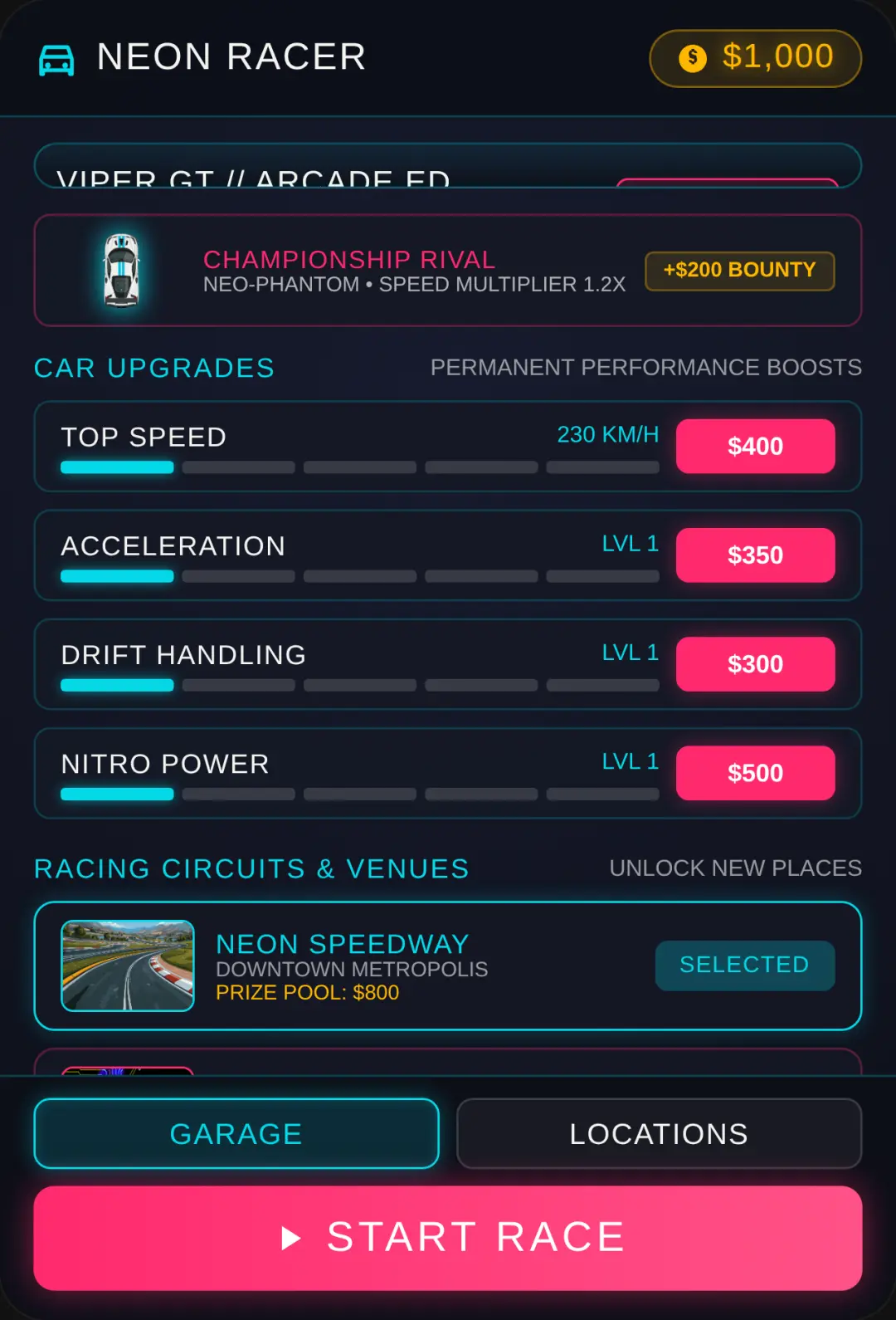 Neon Drift Simulator cover