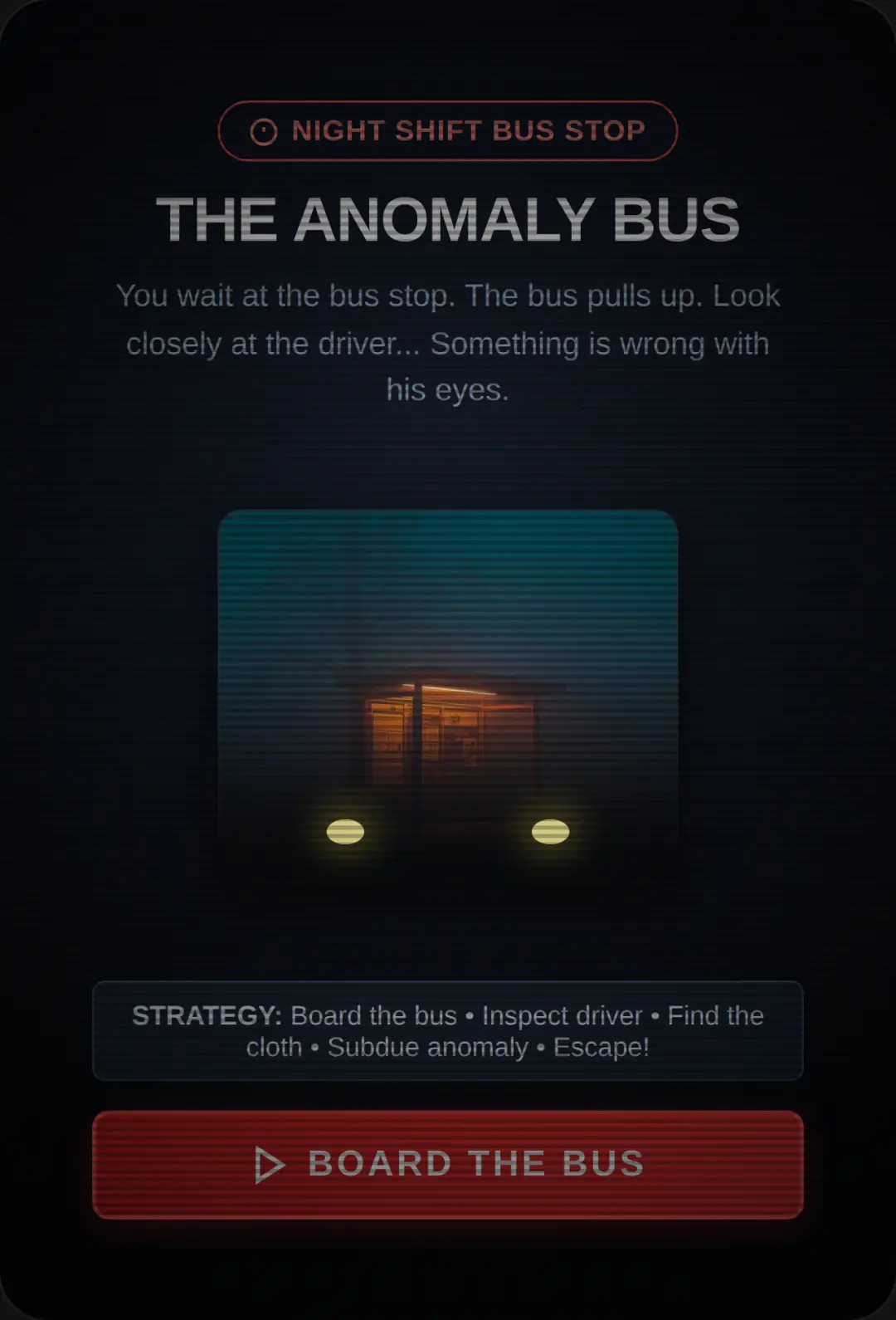 The Anomaly Bus cover