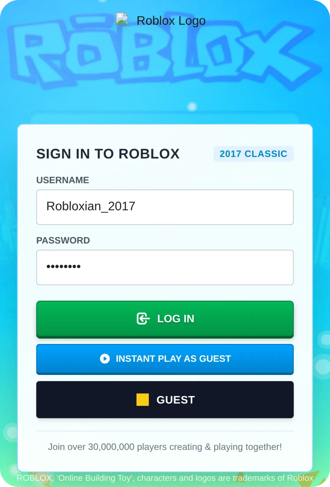 Roblox 2016 cover
