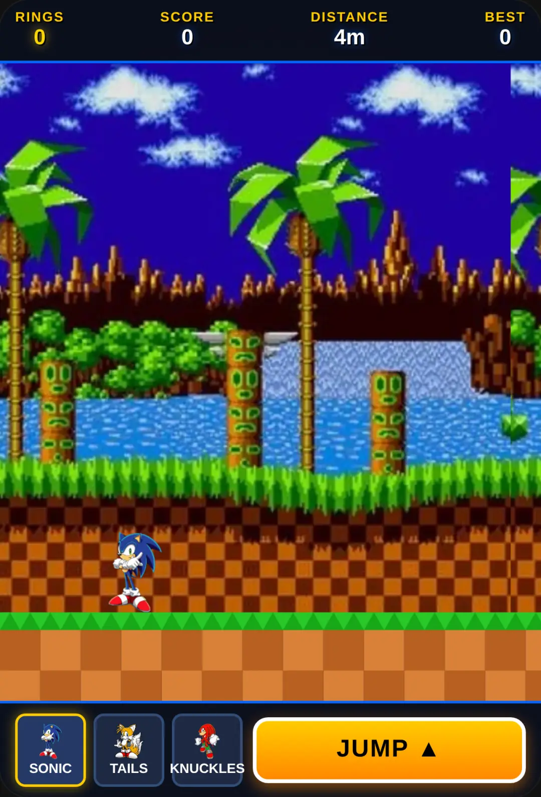 Sonic Green Hill Rush cover