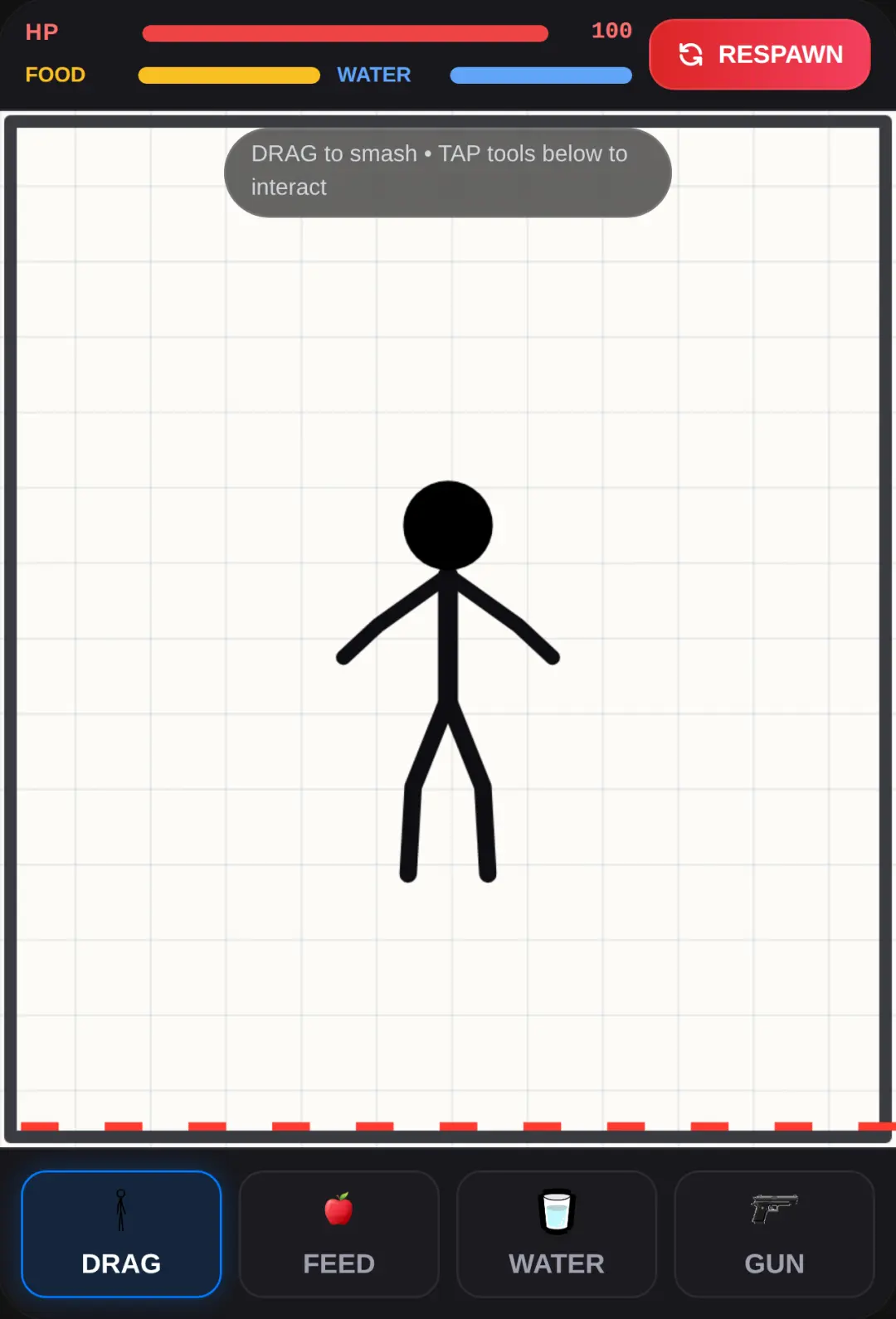 Stickman Physics Sandbox