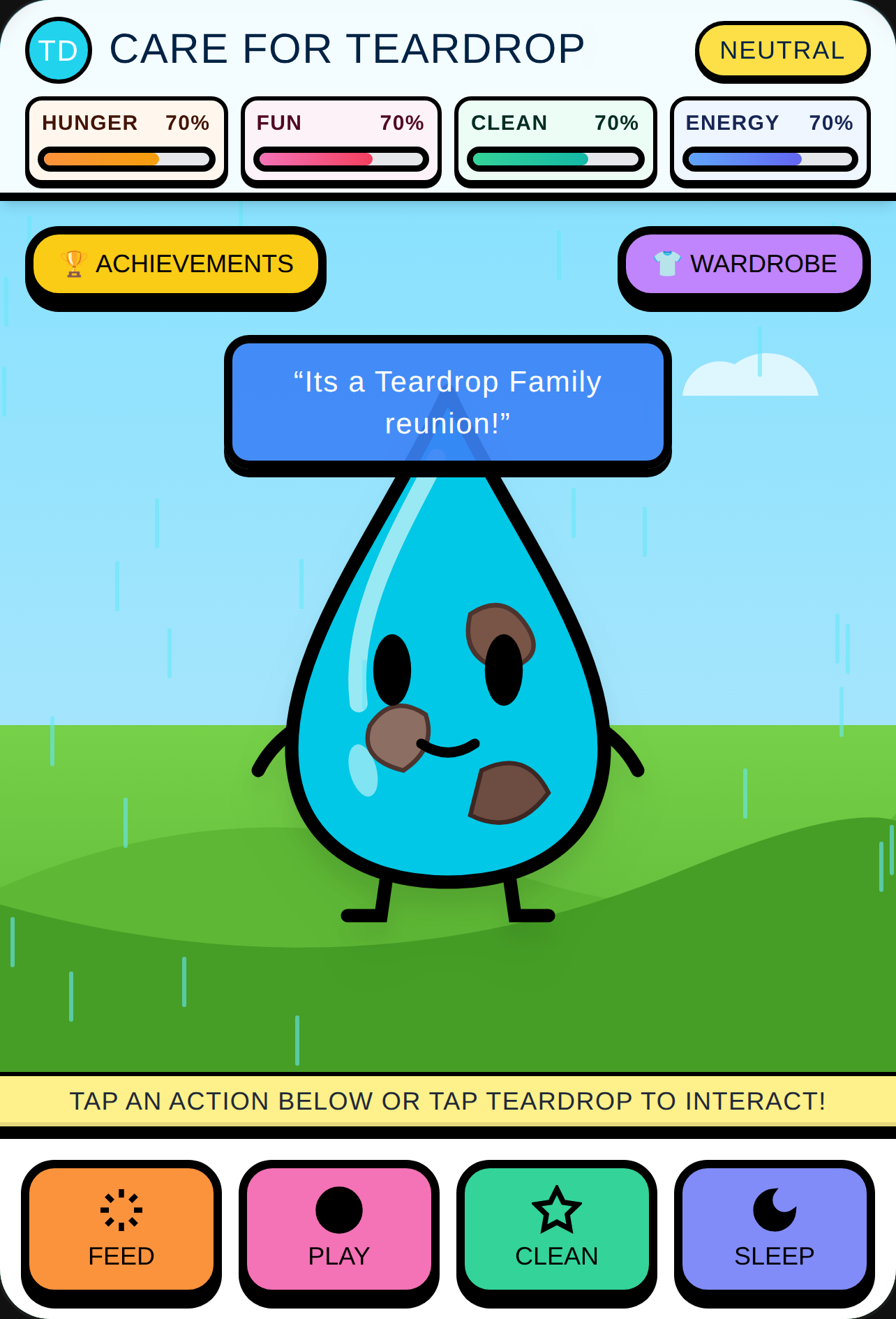 Care for Teardrop - BFDI (cheesecake-hex code 45674268) cover