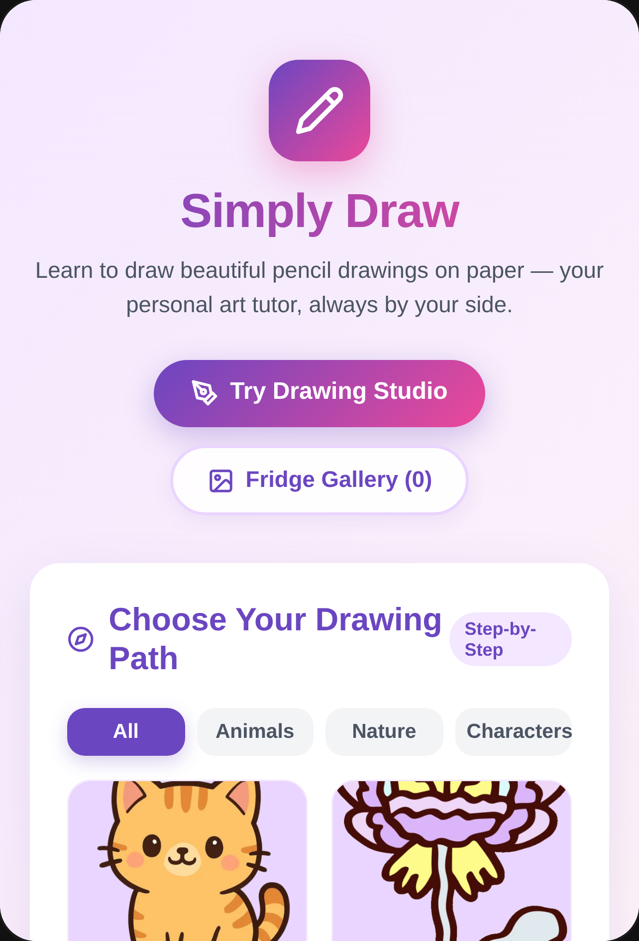 Simply Draw — Learn to Draw Step-by-Step cover