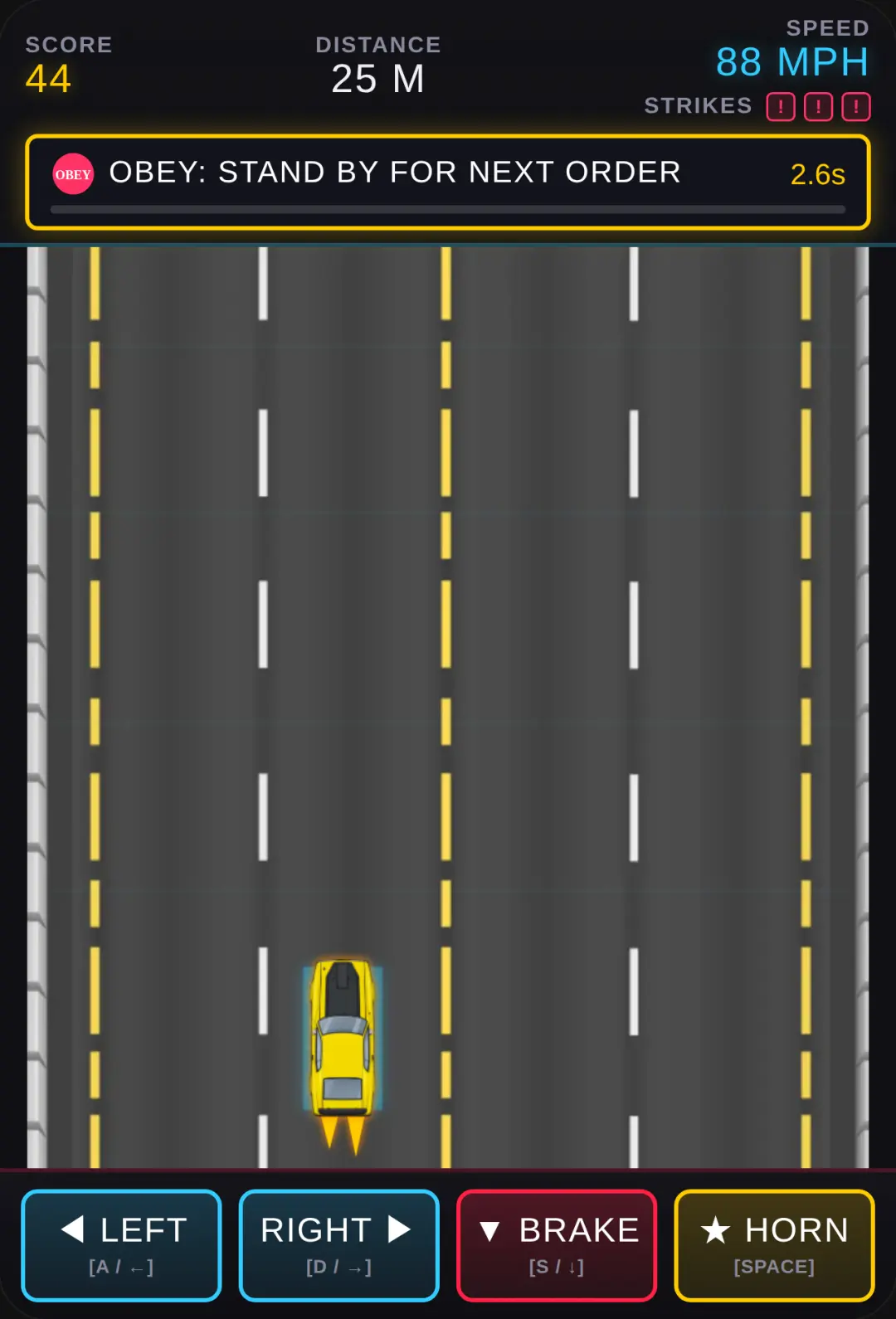 GRIDLOCK: OBEY OR CRASH TRY TO WIN HARD: cover