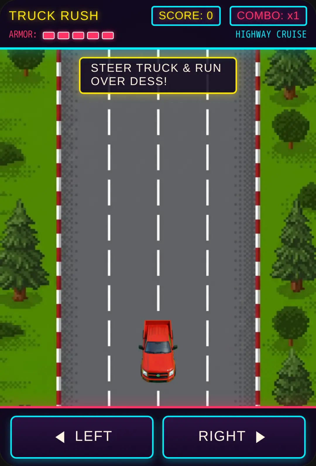 Asgore Truck Rush - Run Over Dess cover