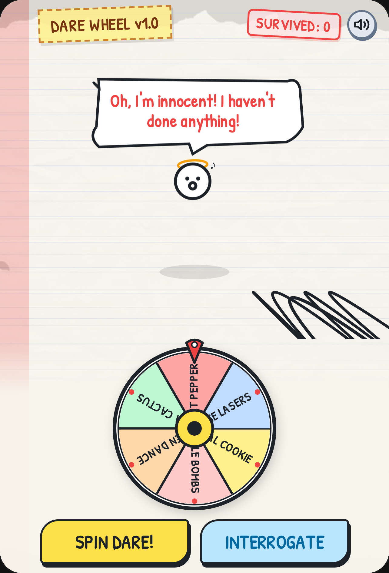 Innocent Stickman Dare Wheel cover