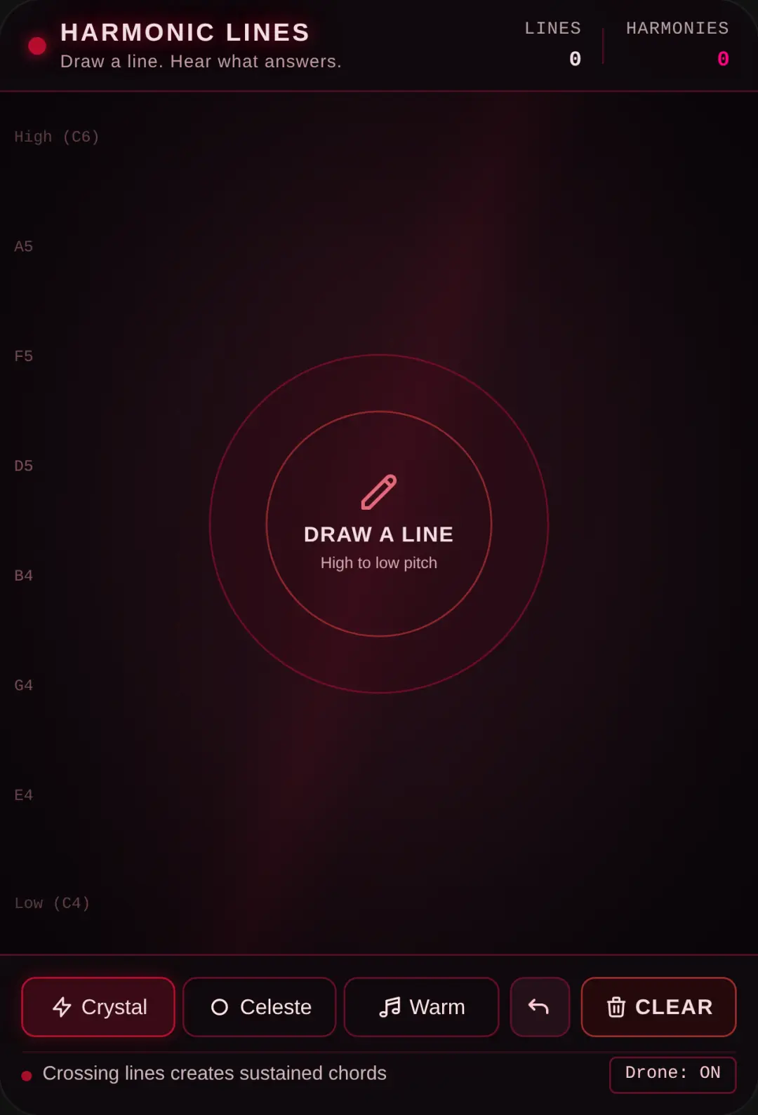 Harmonic Lines · Musical Canvas cover