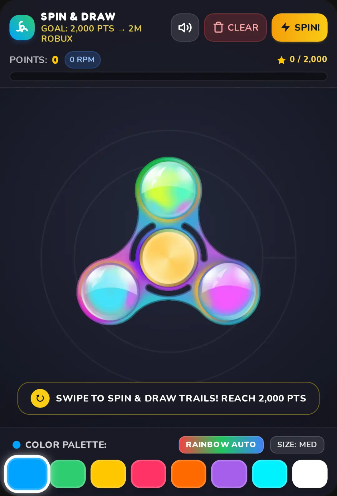 Fidget Spinner Draw & Robux Award cover