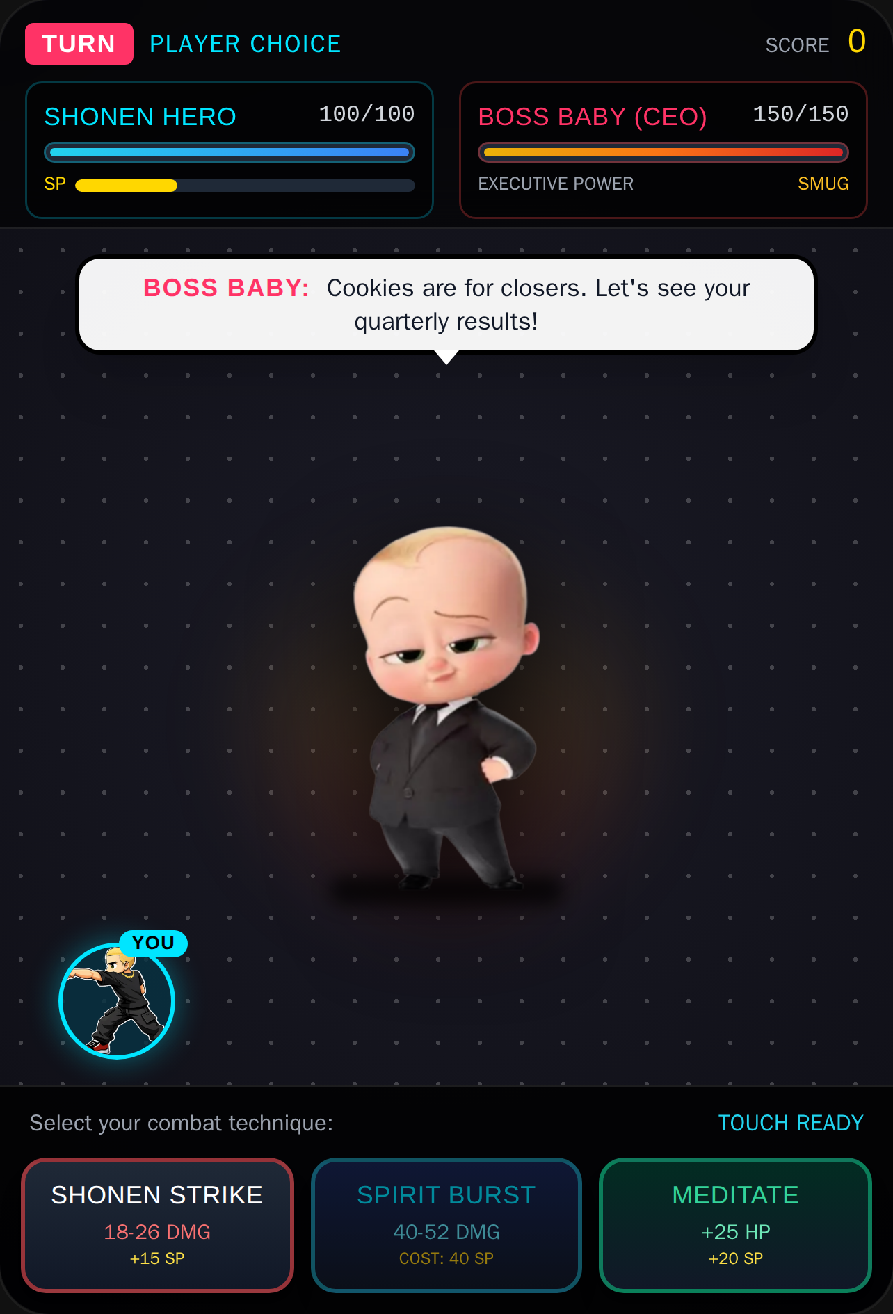 Boss Baby: Corporate Shonen Showdown cover