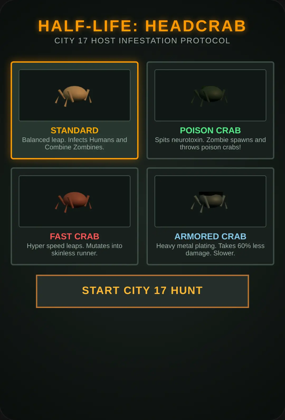 Half-Life Headcrab: City 17 Hunt cover