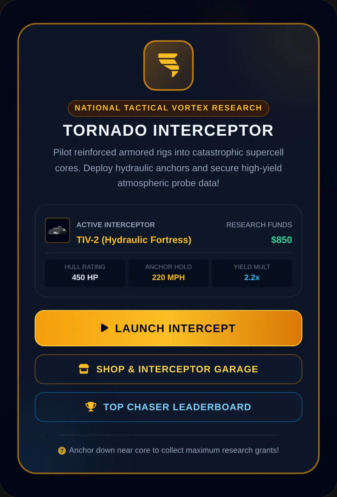 Tornado Interceptor Simulator cover