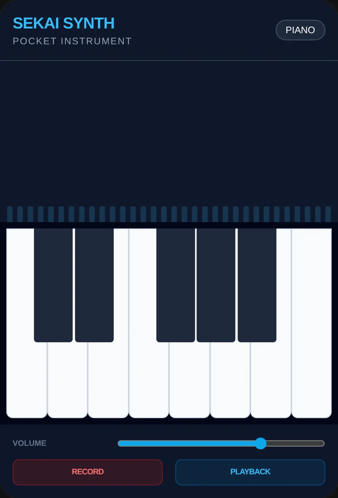 Sekai Synth Keyboard cover