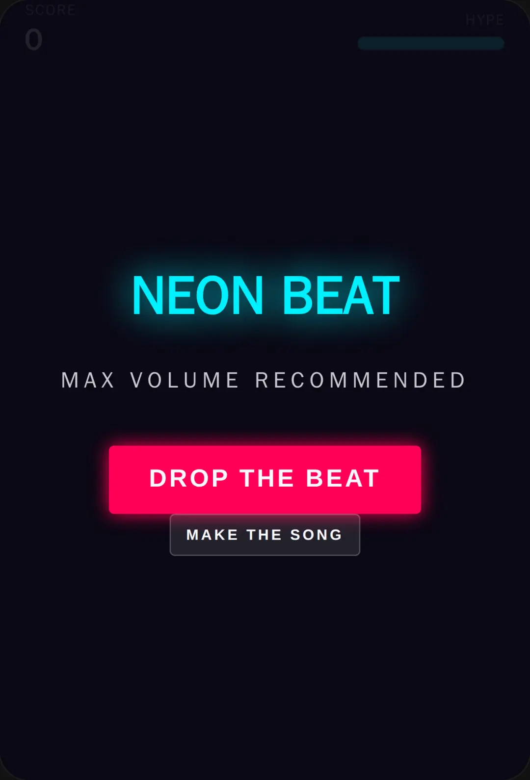 NEON BEAT DROP cover