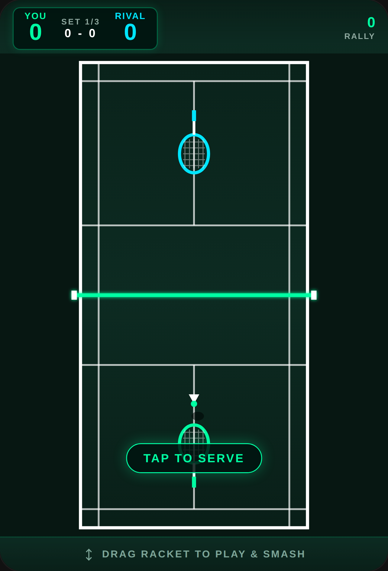 Neon Badminton Championship cover