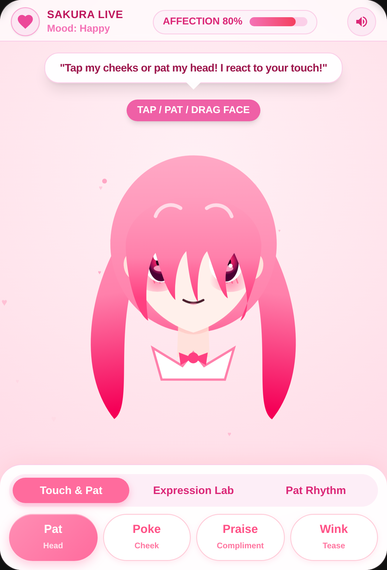 Anime Girl Live Expressions cover