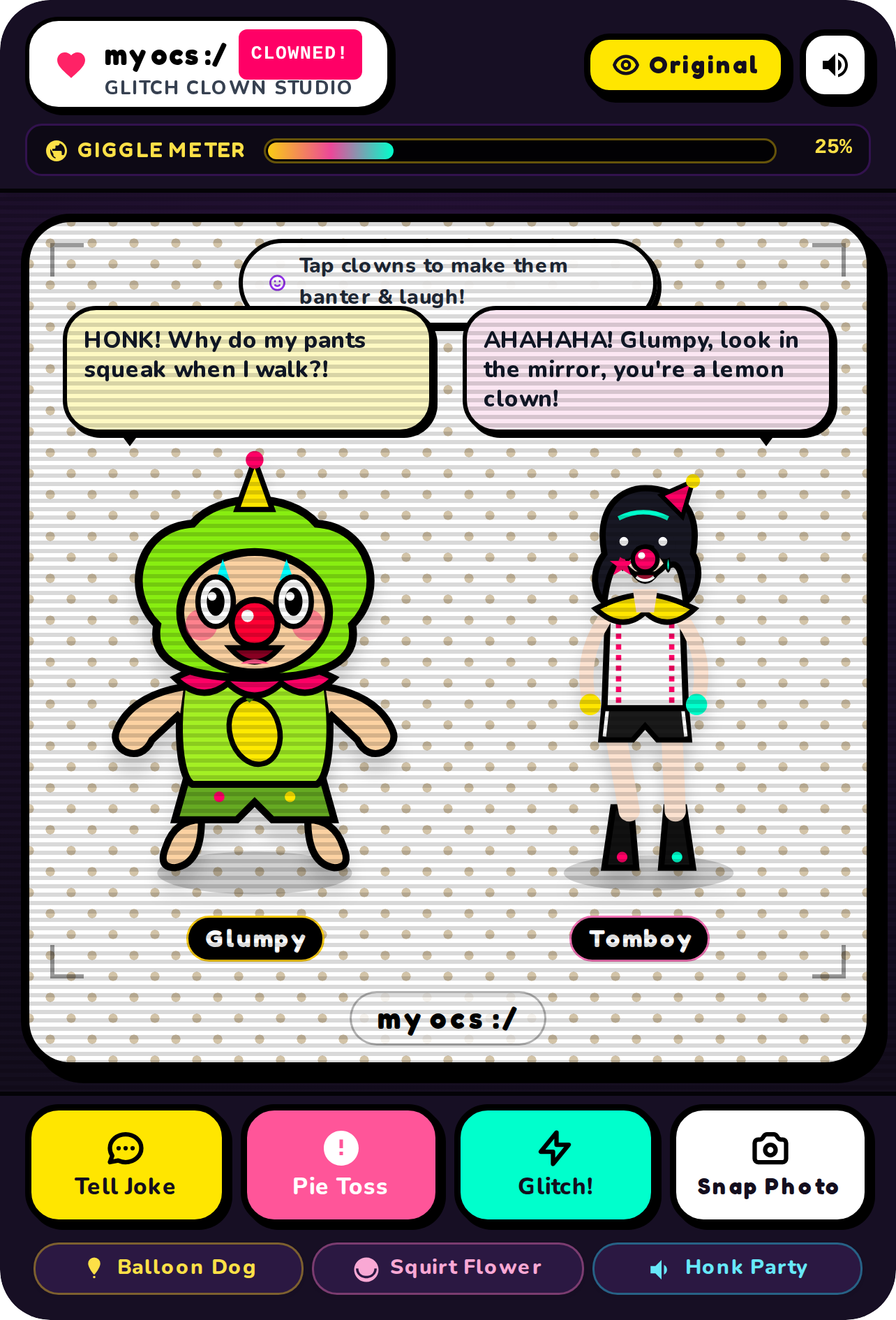 My OCs :/ Glitch Clown Studio cover