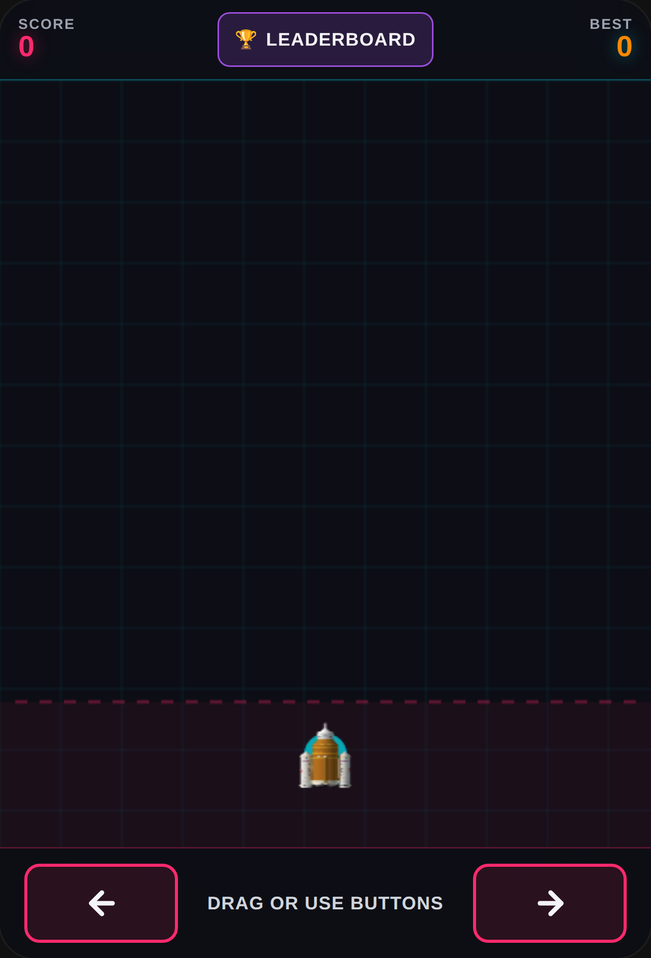Neon Dodge - Leaderboard cover