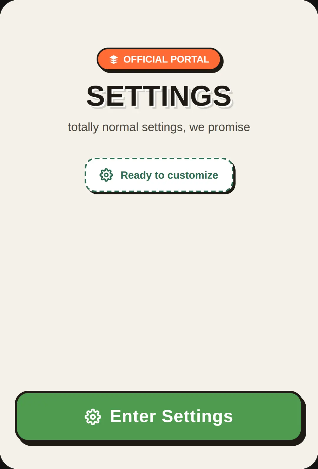 Settings cover