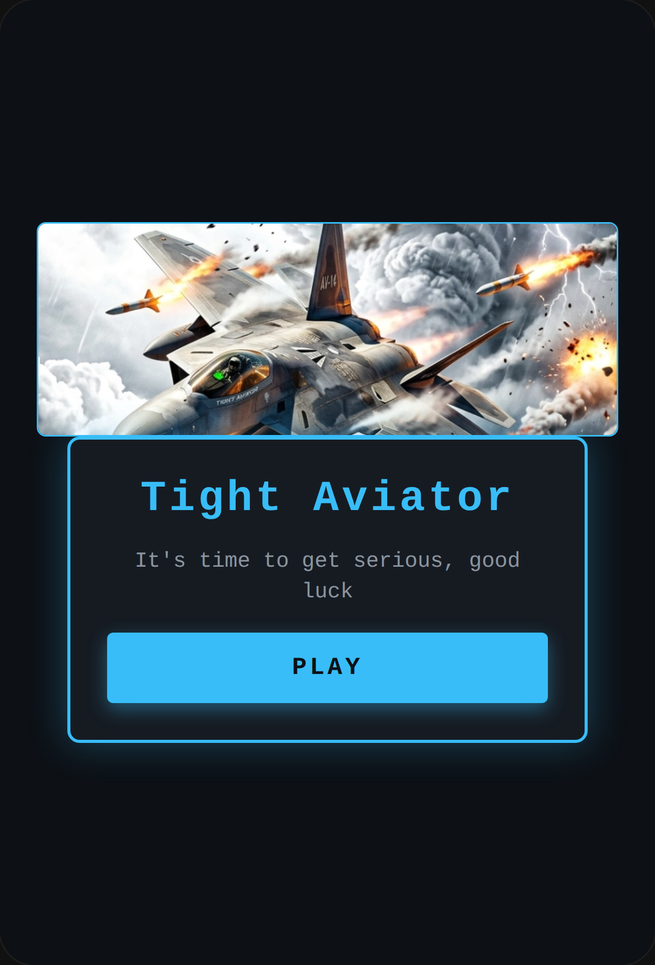Tight Aviator cover