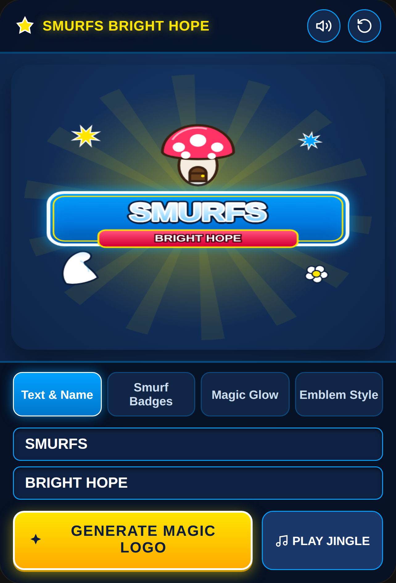 Smurfs Bright Hope Logo Studio cover