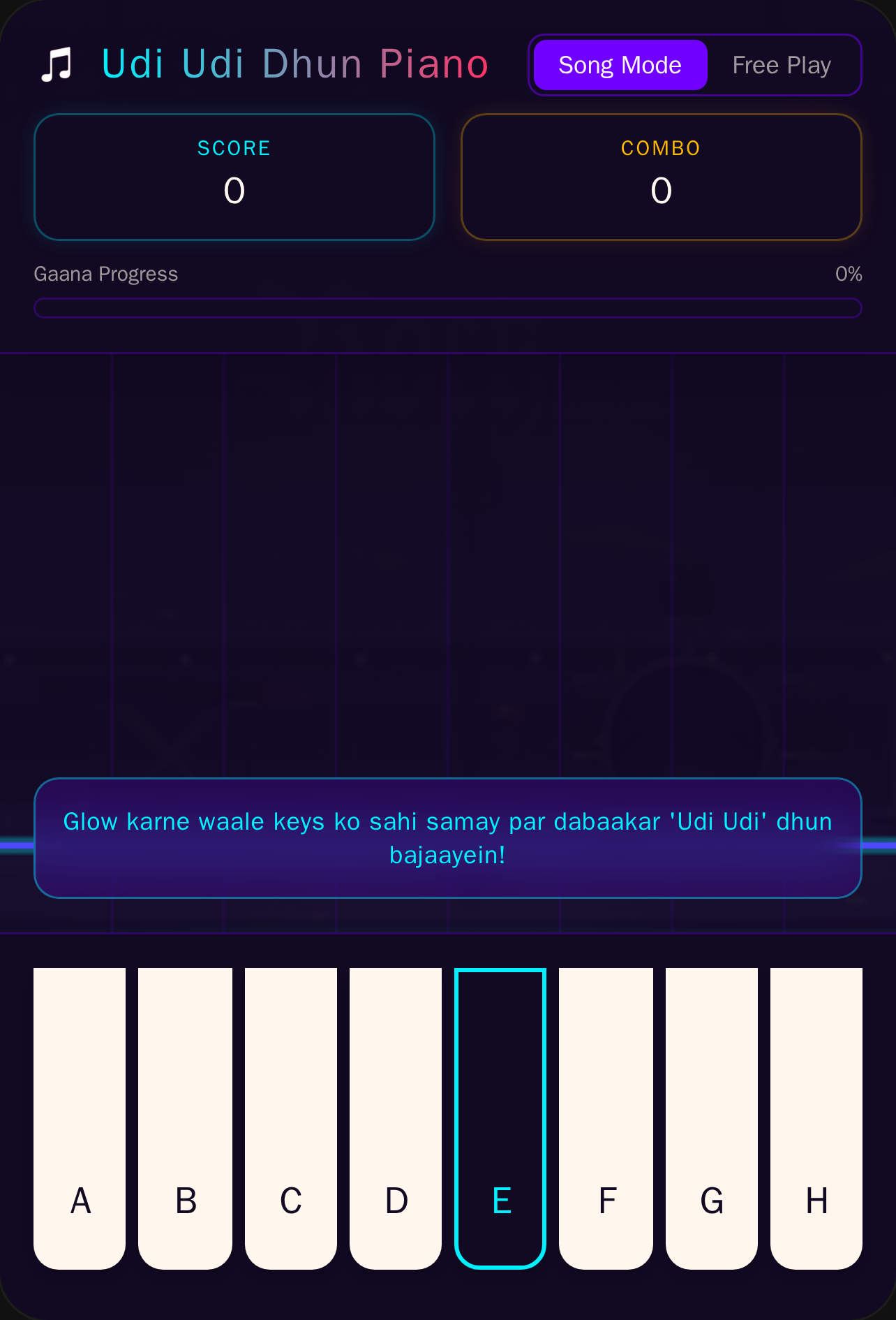 Udi Udi Dhun Piano cover