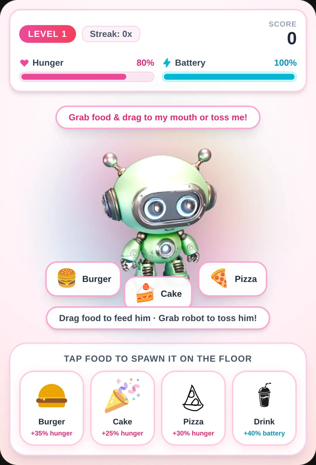 Feed & Toss The Robot cover