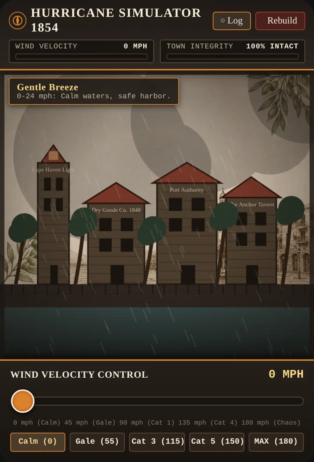 Hurricane Simulator 1854 cover