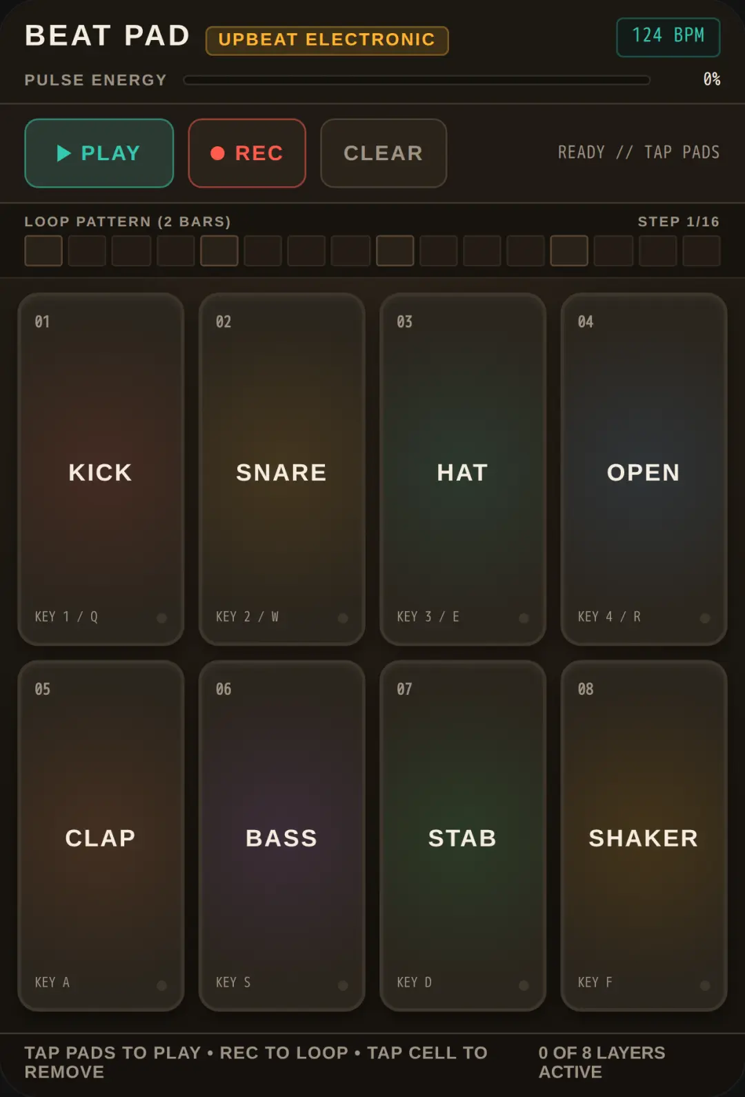Beat Pad - Upbeat Electronic cover