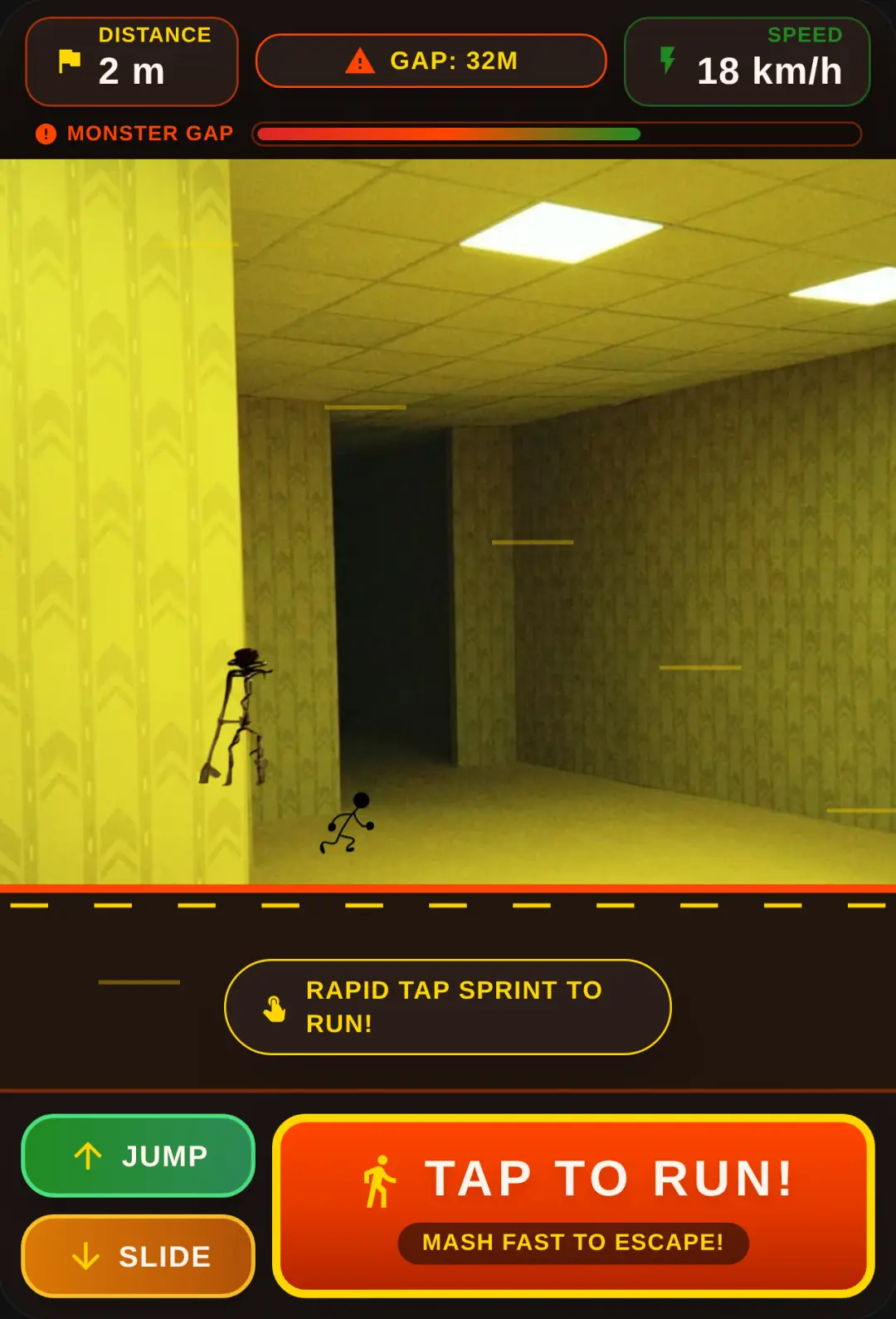 backrooms Chase - Chaotic Tap Run cover