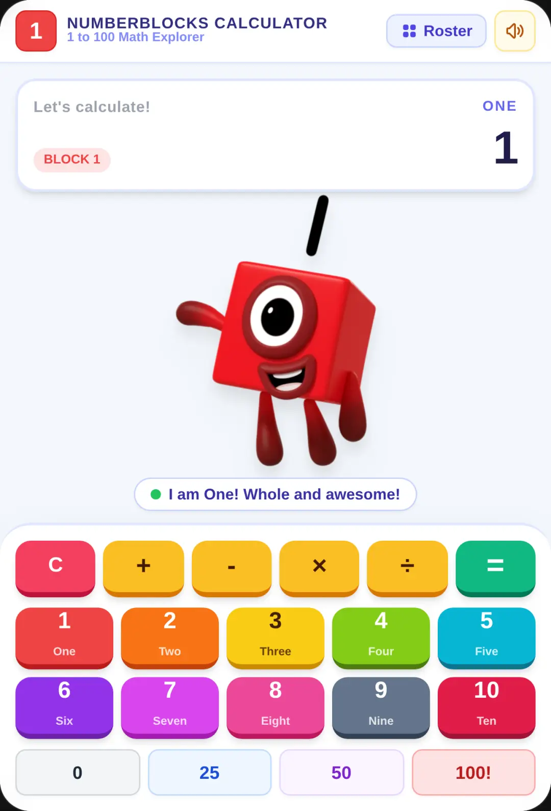 Numberblocks Calculator cover