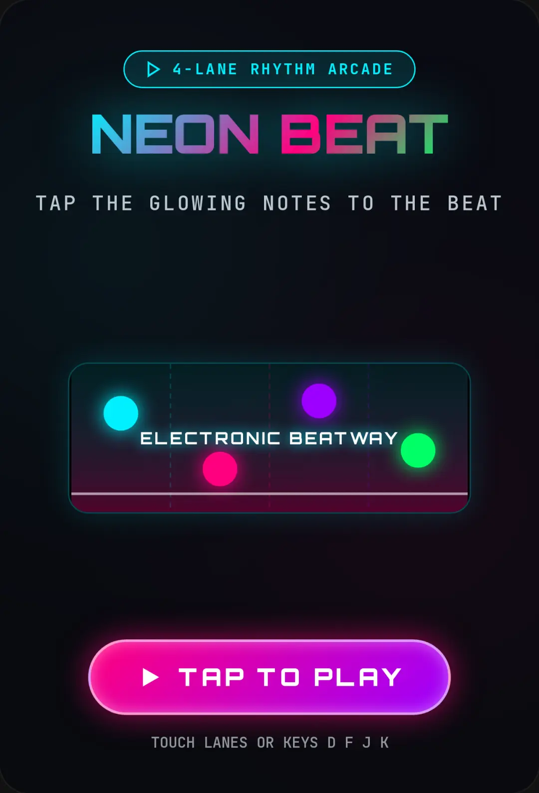 Neon Beat - Rhythm Arcade cover