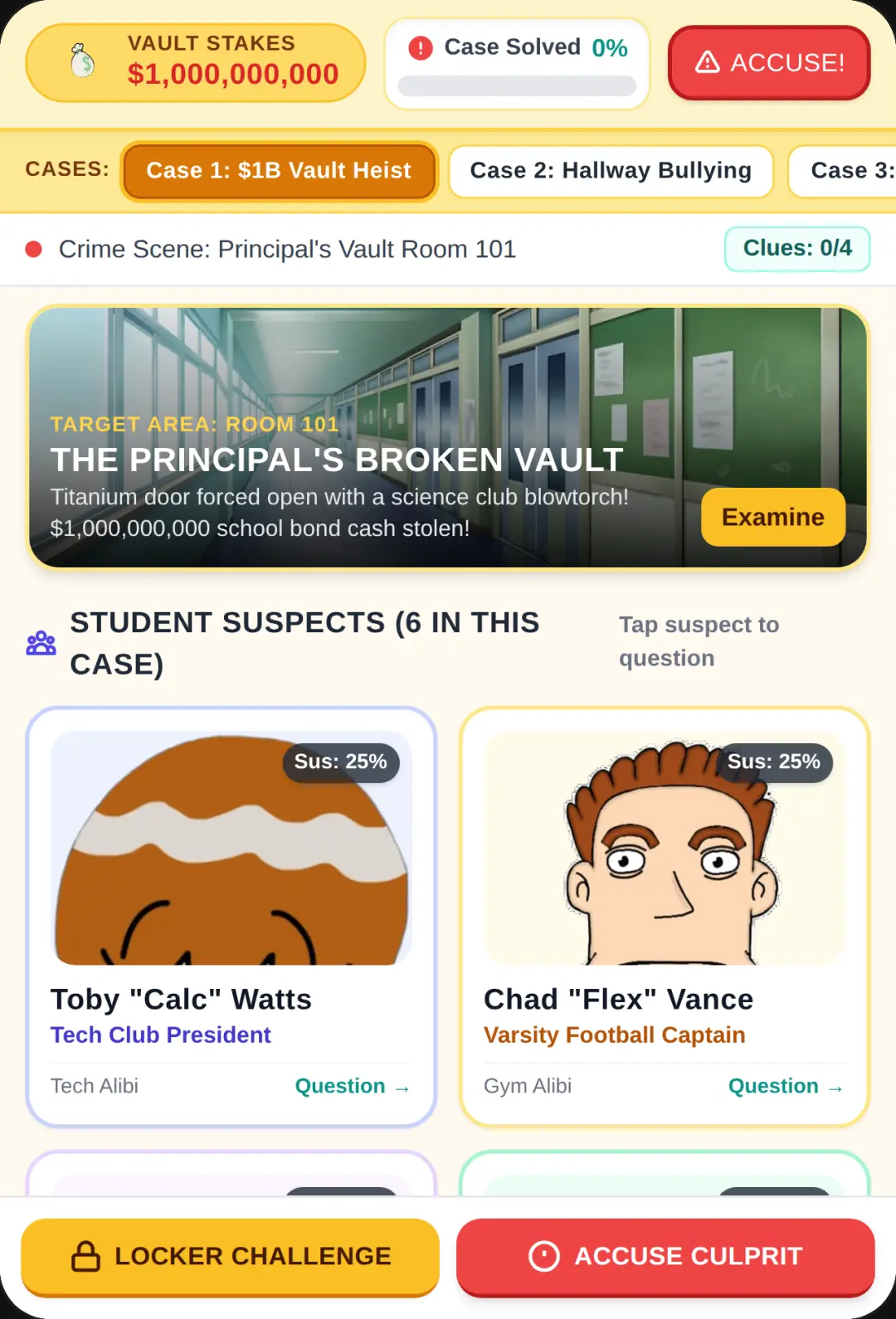 The $1,000,000,000 School Mystery Files cover