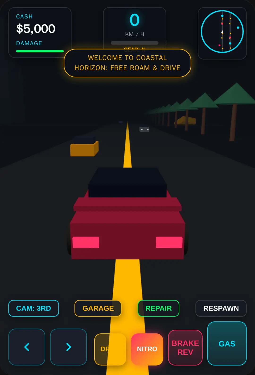 Coastal Horizon: Open World Drive free open world drive wherever you want cover