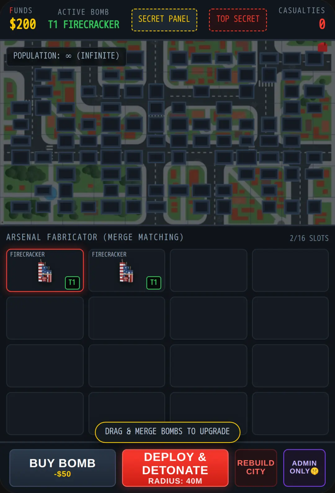 BOMB MERGE: CITY OBLITERATION cover