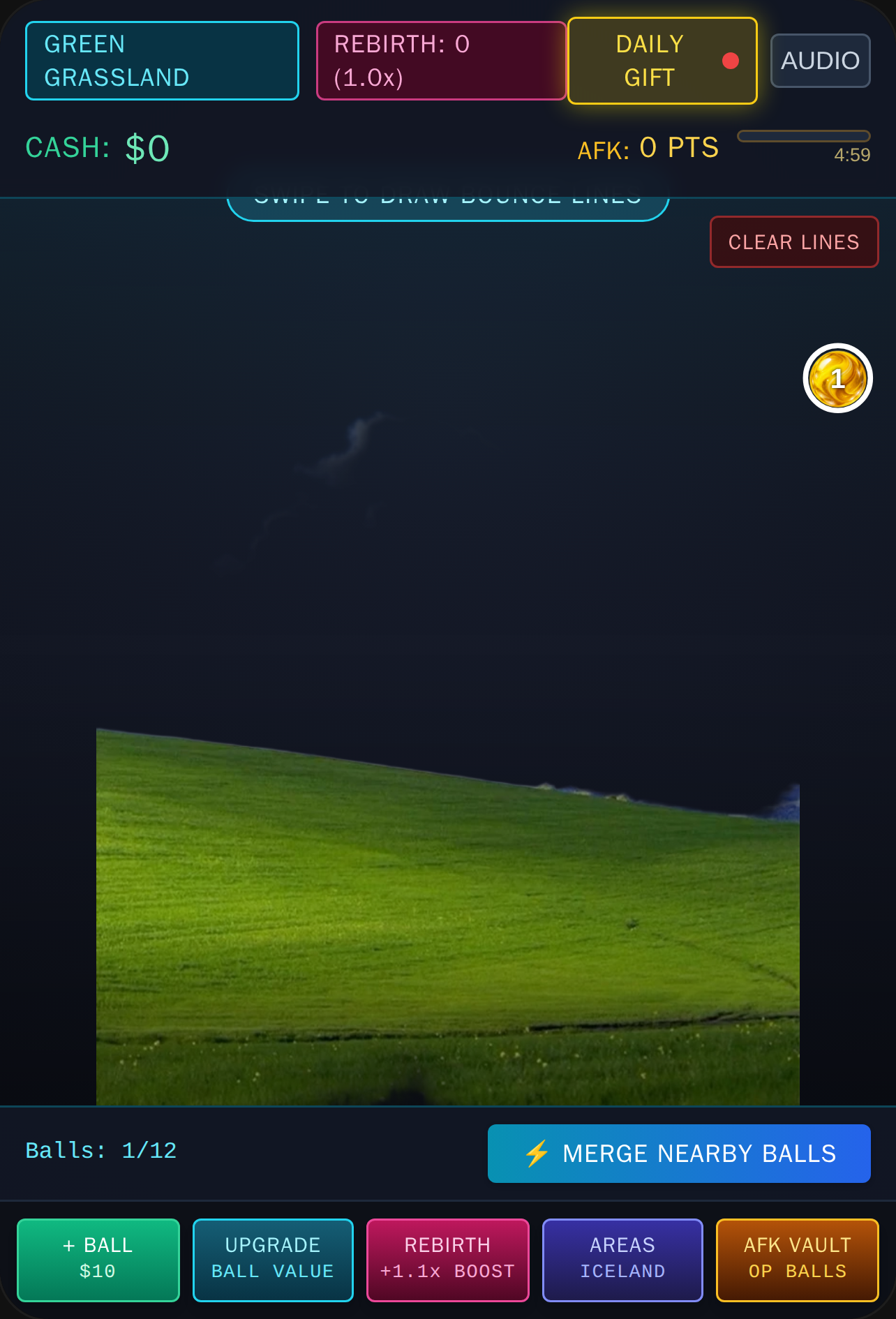 Bounce & Merge Tycoon It might me buggy but tell me what bugs you found on the comments (Srry for my bad english) cover