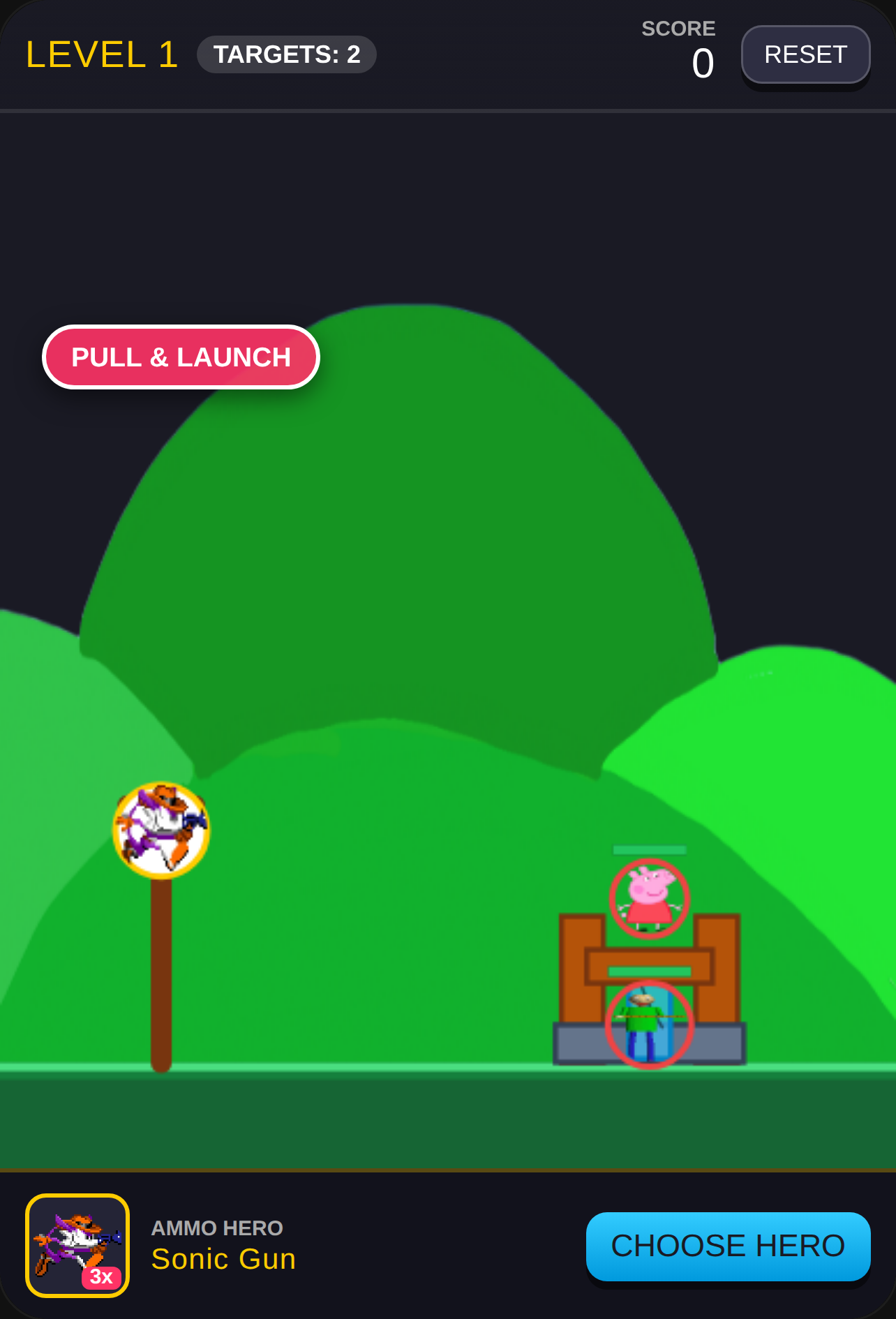 Angry Characters - Slingshot Physics cover