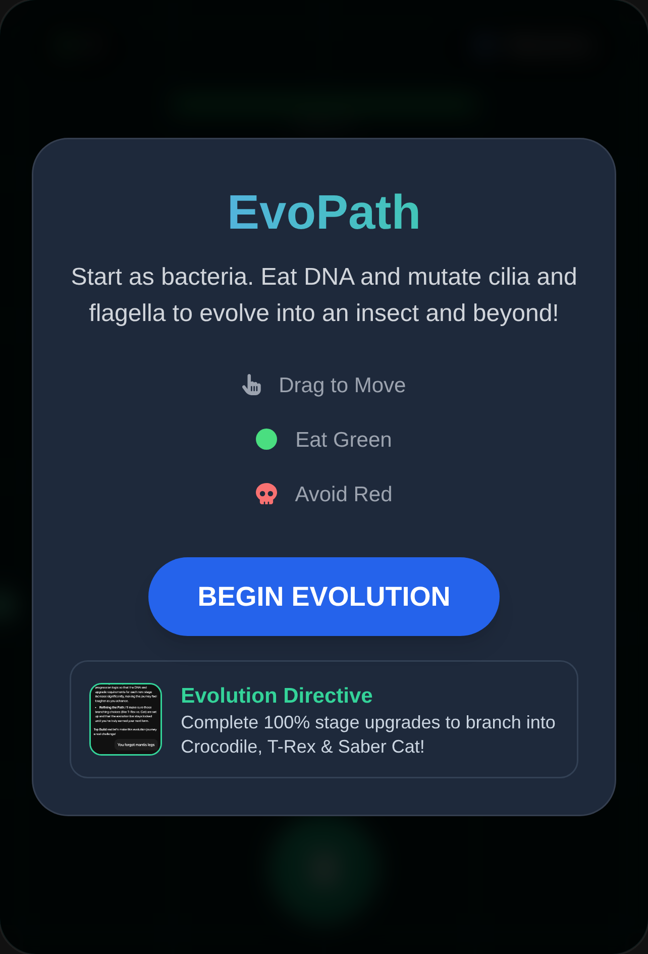 EvoPath: The Ascent reach croc the the choice is yours cover