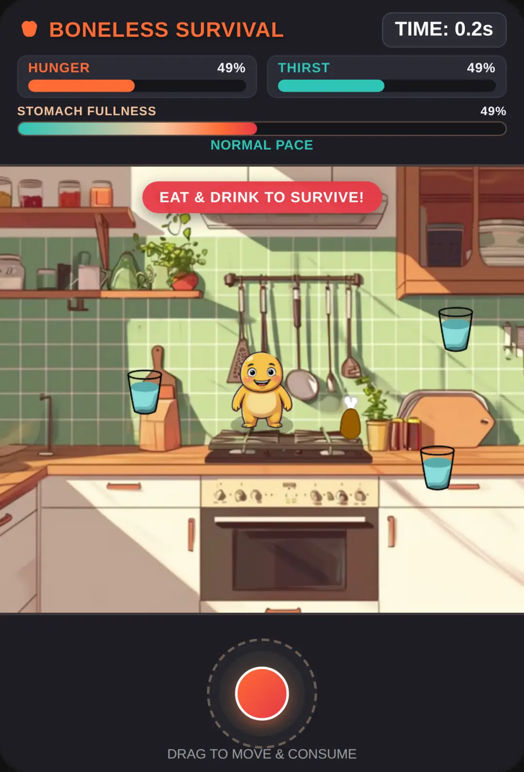 Survival and eat boneless chicken cover