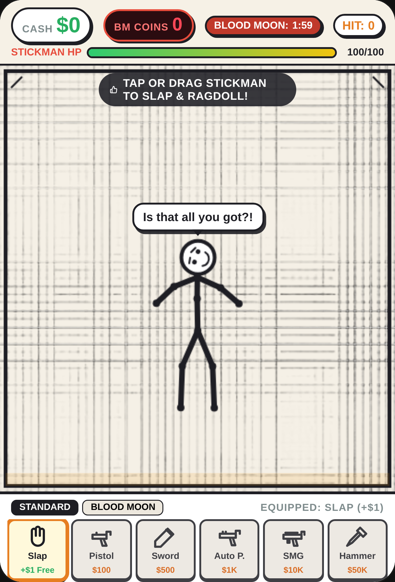 Beat Up The Annoying Stick Man cover