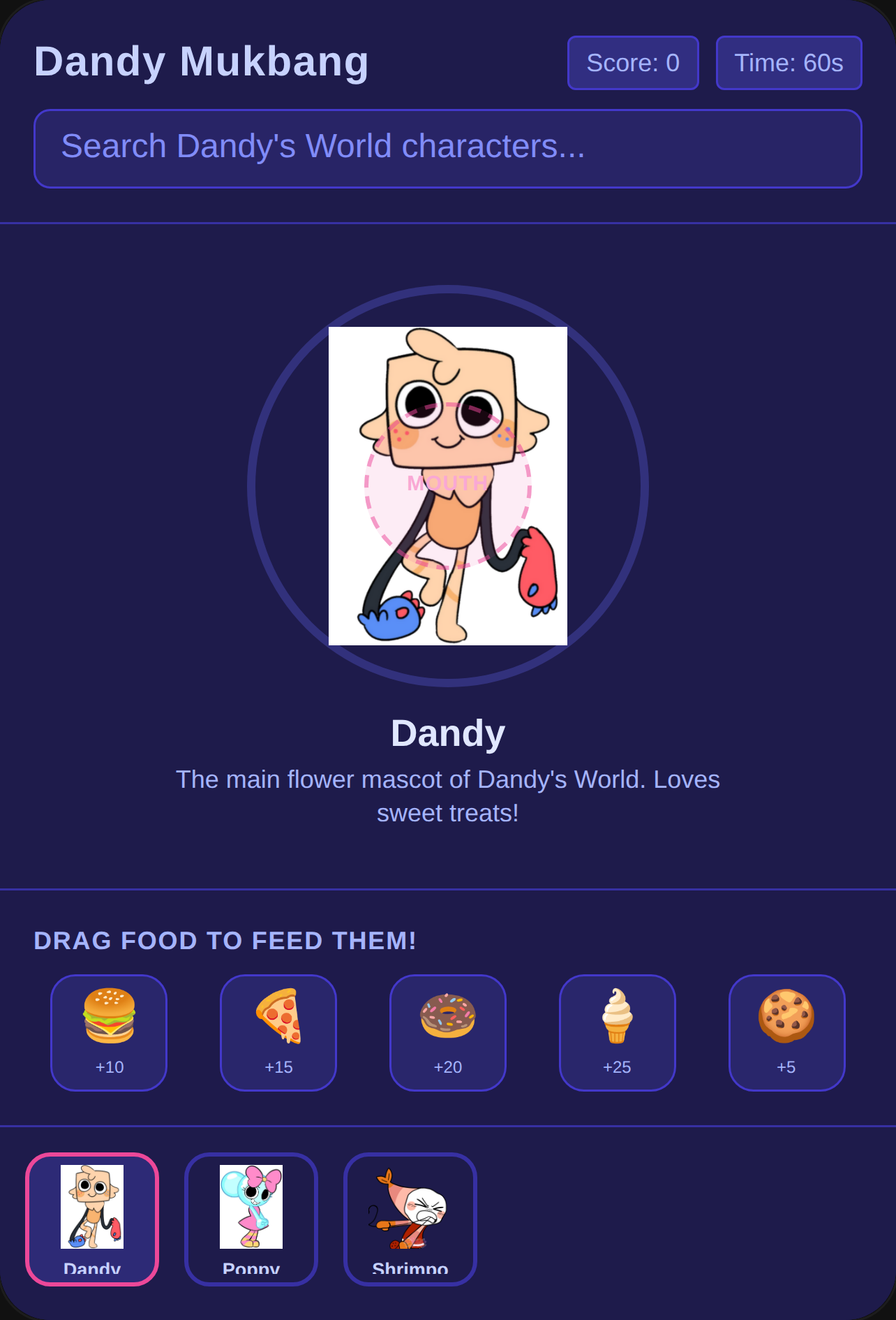 Dandy's World Mukbang Simulator cover