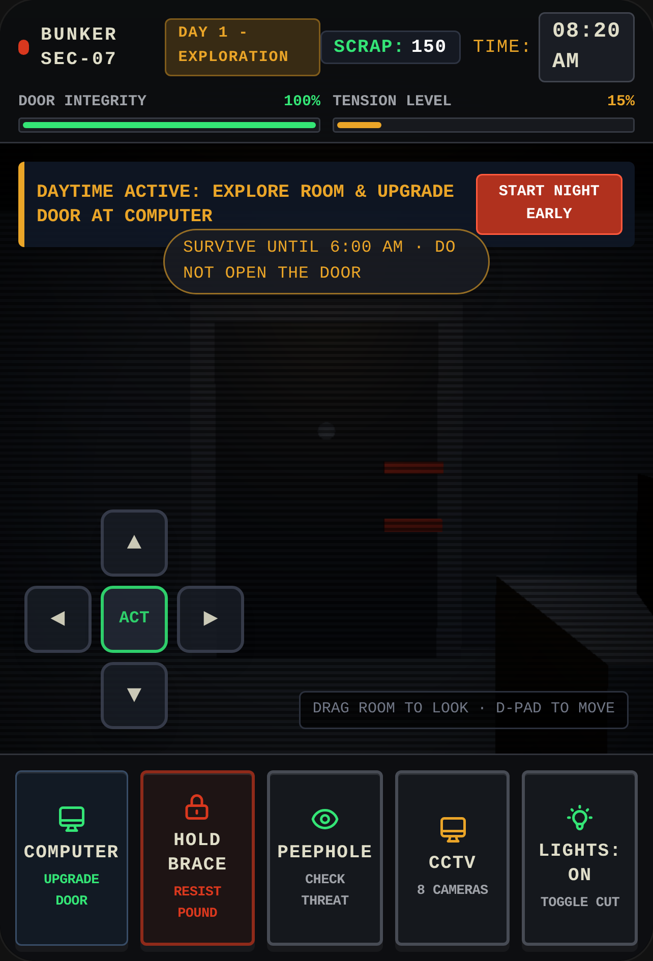 Don't Open the Door - Bunker Survival cover