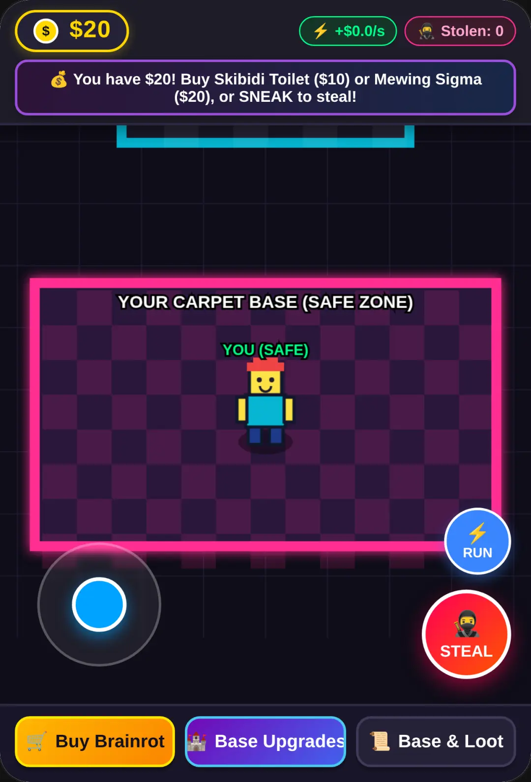 Steal a Brainrot - Carpet Base tried my best cover