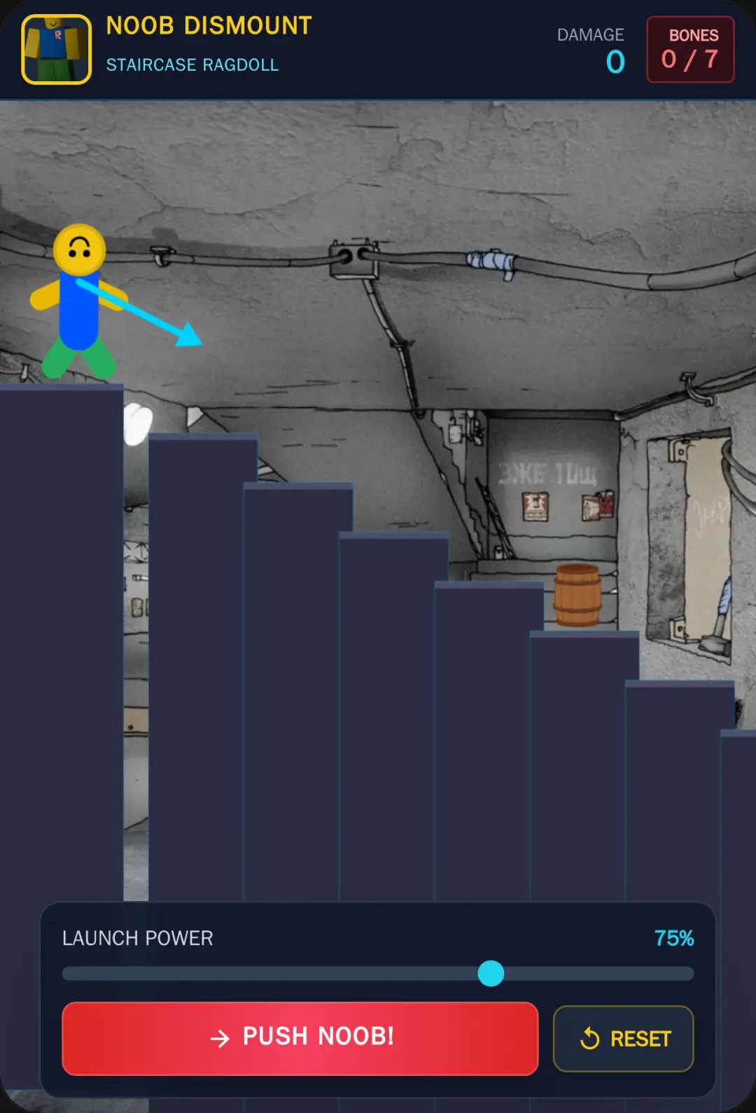 Noob Stair Dismount: Ragdoll Break cover
